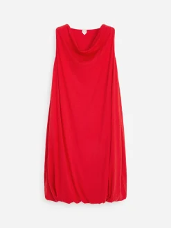 Drapiertes Kleid mit Ballonschnitt
