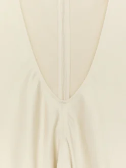 Drapiertes Satinoberteil