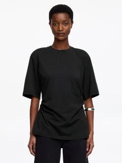 Drapiertes T-Shirt