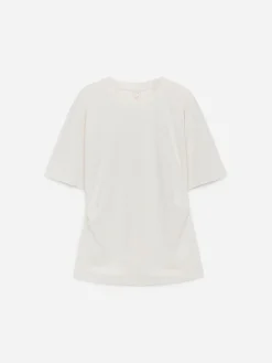 Drapiertes T-Shirt