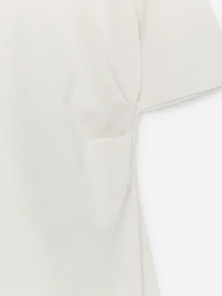 Drapiertes T-Shirt