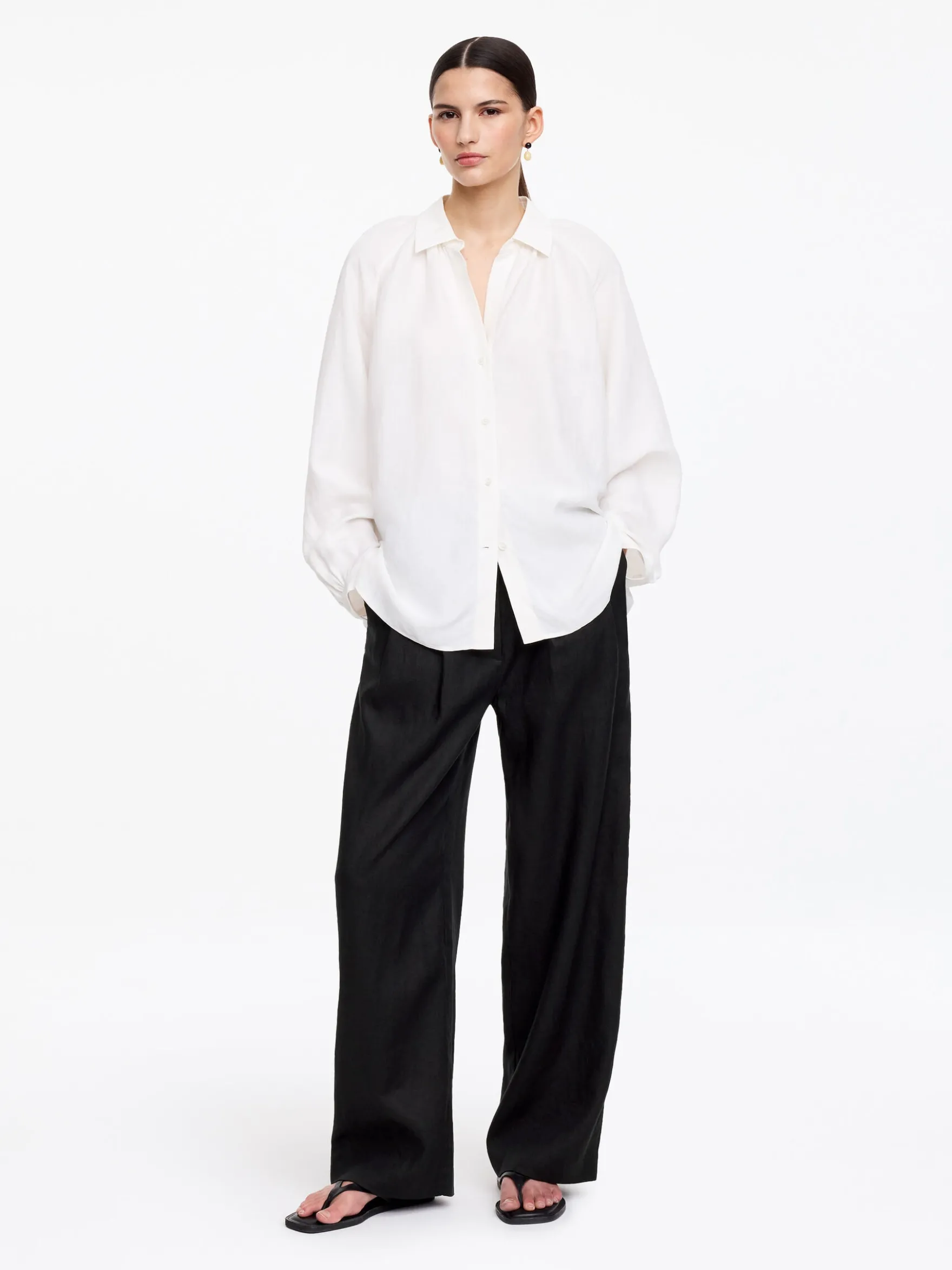 Elegante Hose aus Leinen