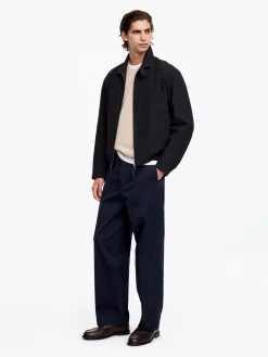 Elegante, weite Baumwollhose