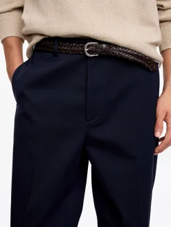 Elegante, weite Baumwollhose