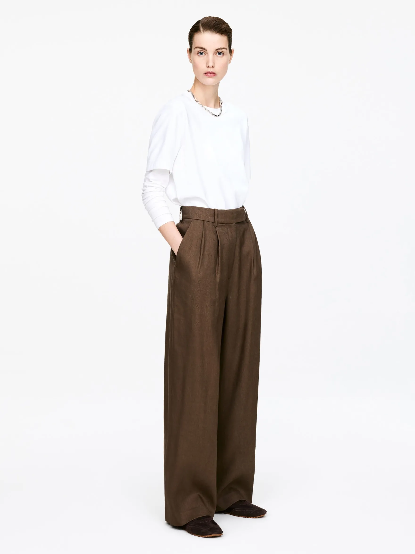 Elegante, weite Hose