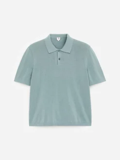 Feinstrick-Poloshirt