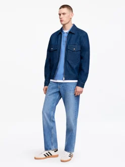 Feinstrick-Poloshirt
