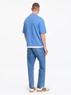 Feinstrick-Poloshirt