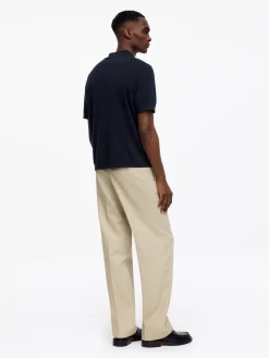 Feinstrick-Poloshirt