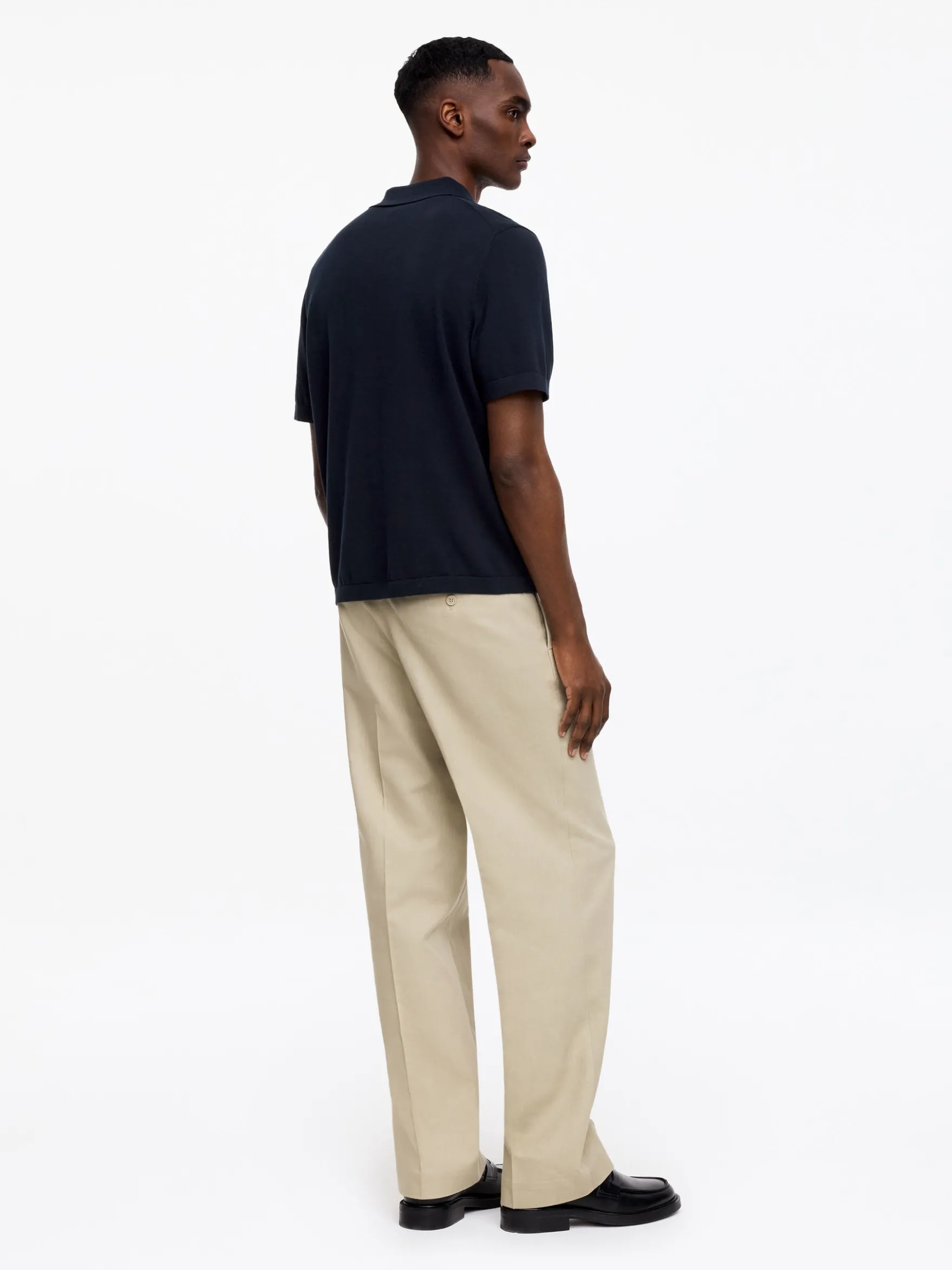 Feinstrick-Poloshirt