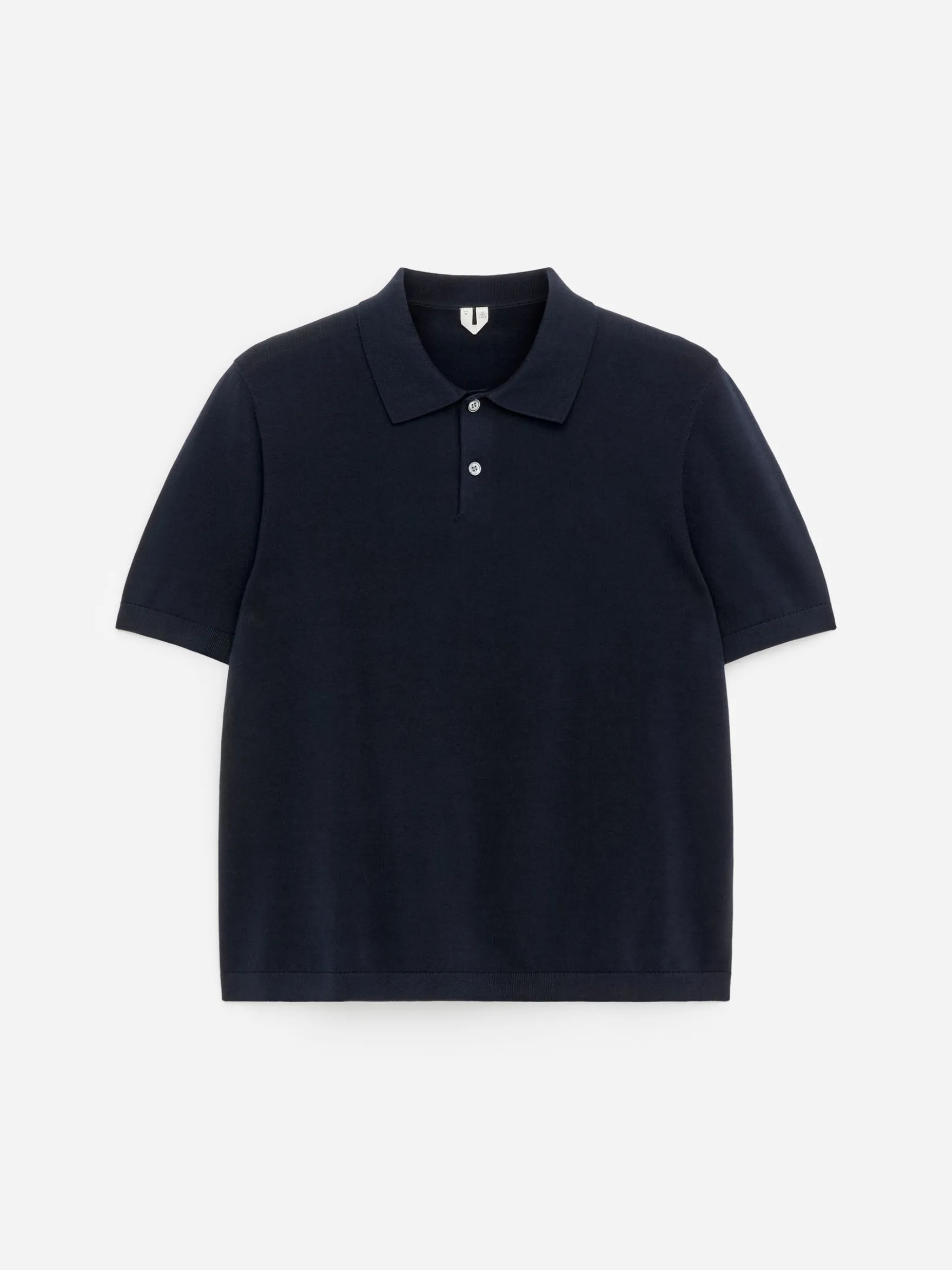 Feinstrick-Poloshirt