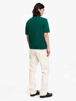 Feinstrick-Poloshirt