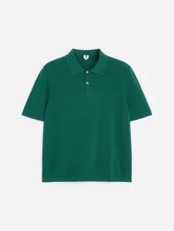 Feinstrick-Poloshirt