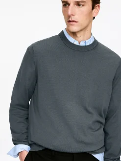 Feinstrickpullover aus Merinowolle