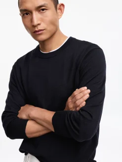 Feinstrickpullover aus Merinowolle