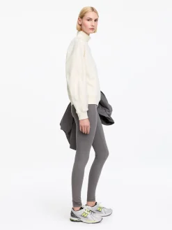 French-Terry-Sweatshirt mit Stehkragen