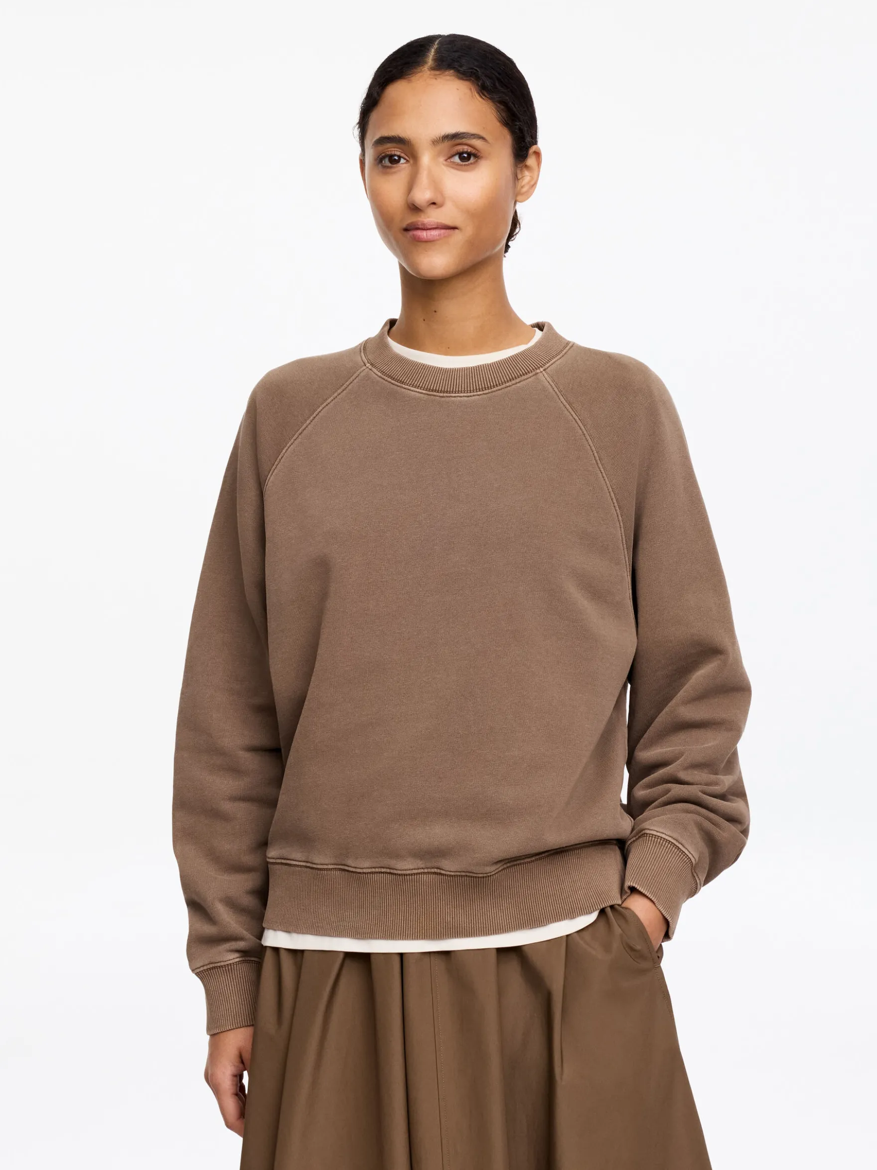 Frottee-Sweatshirt