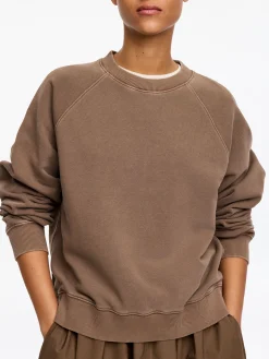Frottee-Sweatshirt