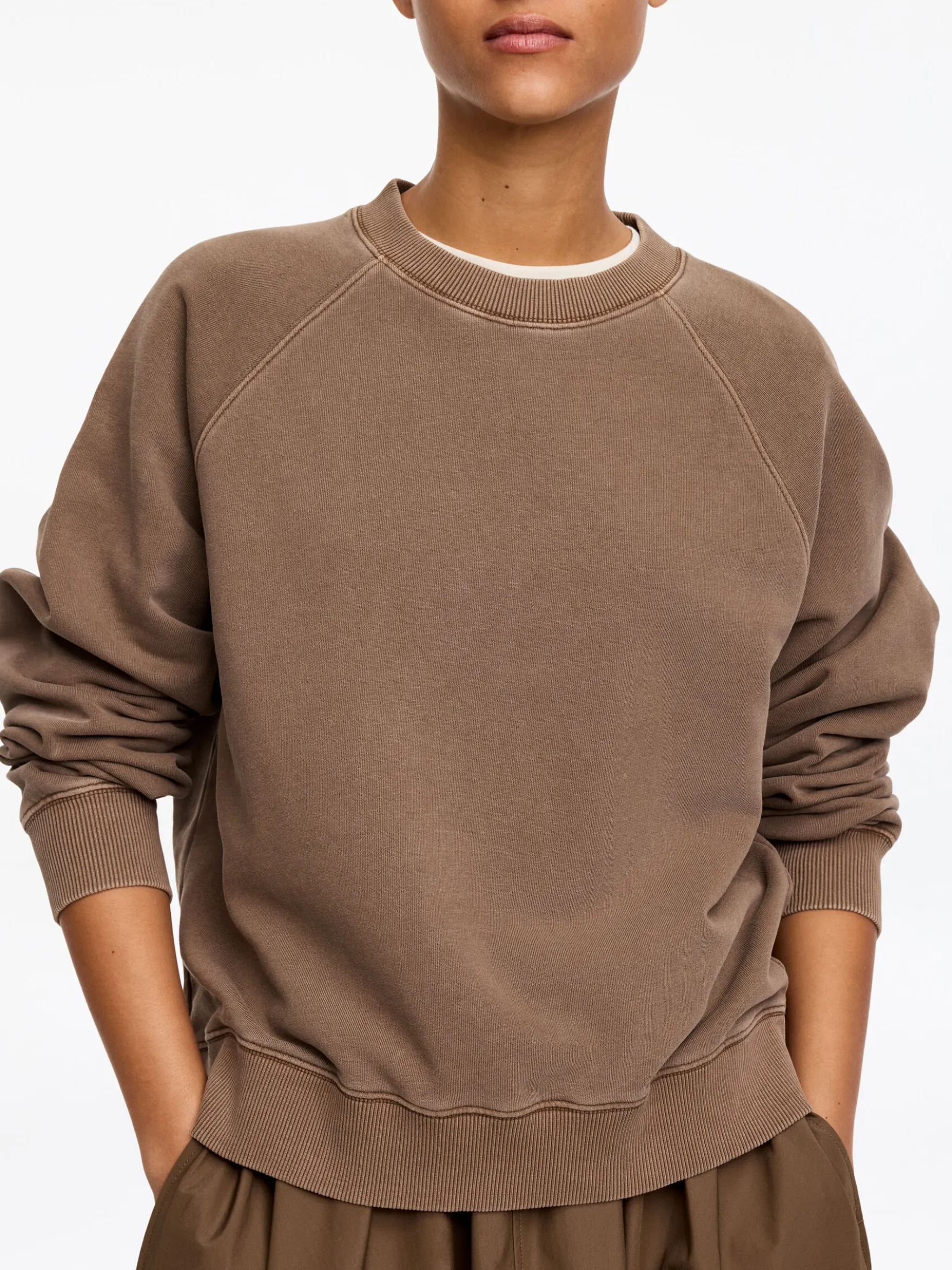 Frottee-Sweatshirt