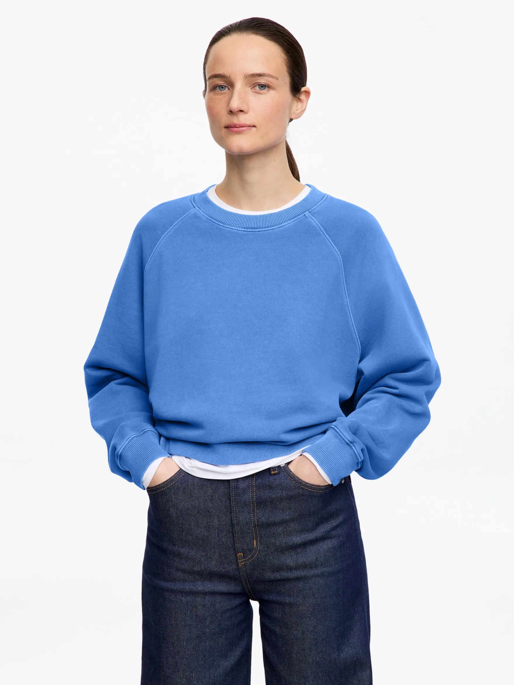 Frottee-Sweatshirt