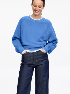 Frottee-Sweatshirt