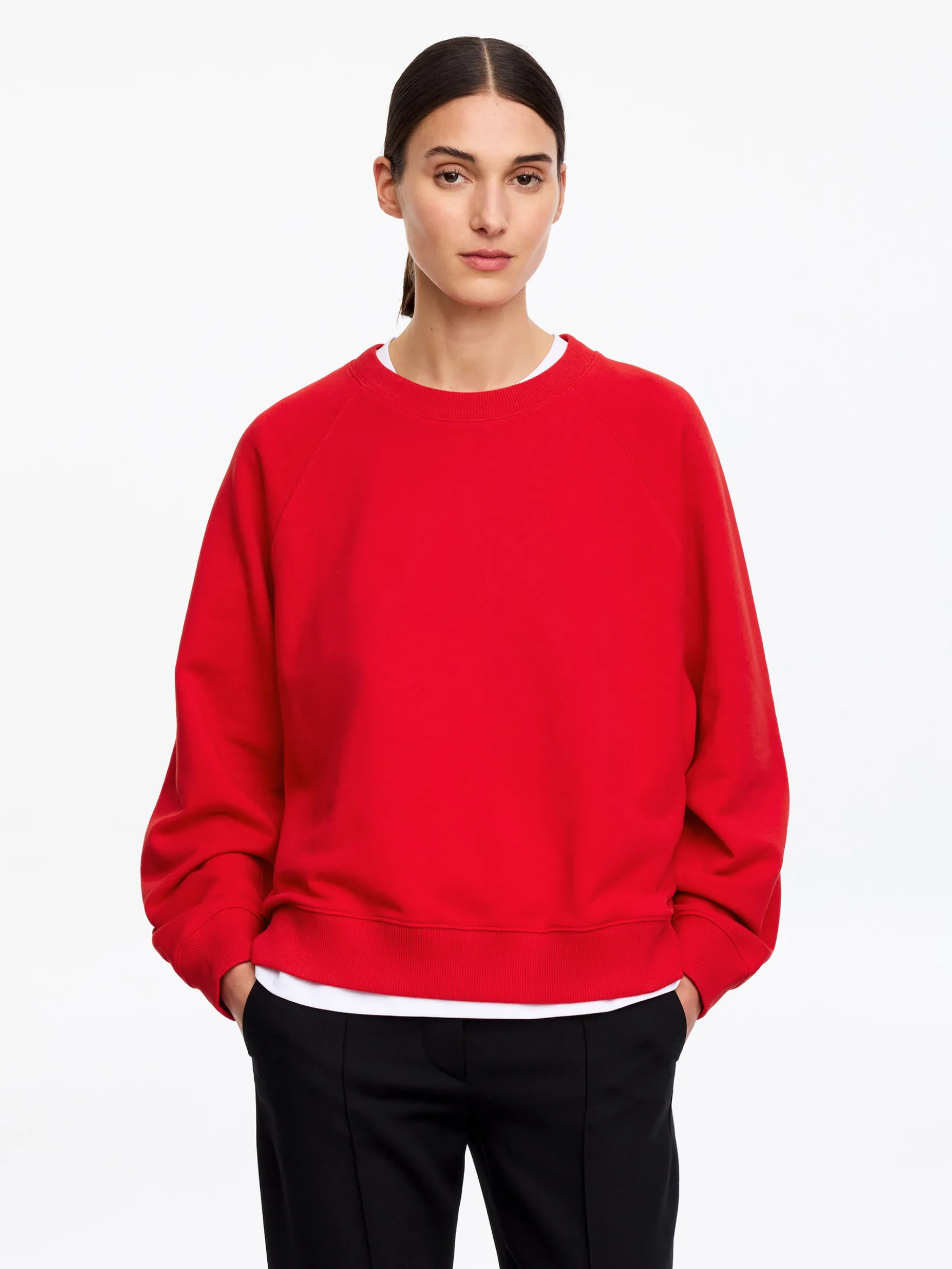 Frottee-Sweatshirt