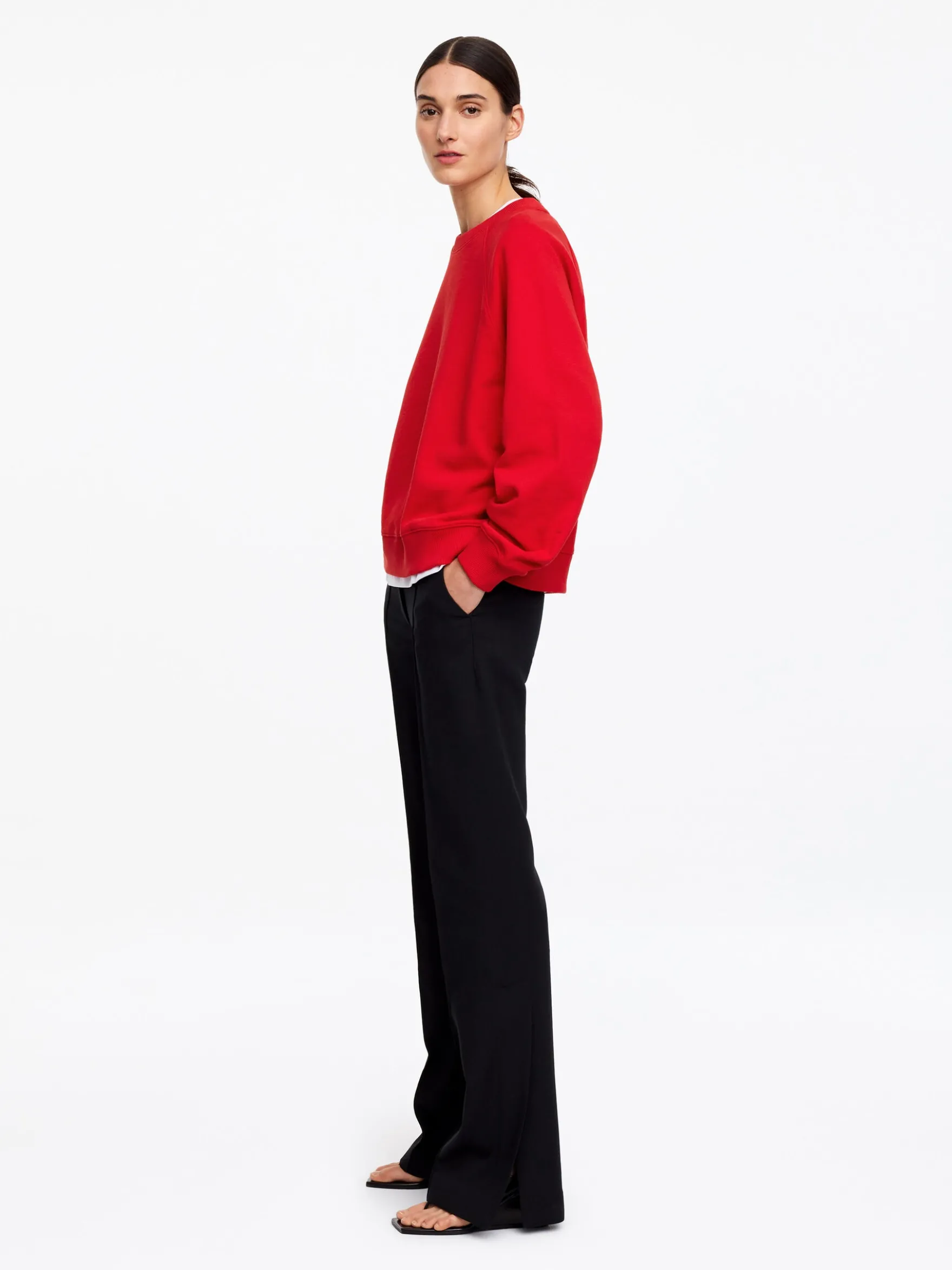 Frottee-Sweatshirt