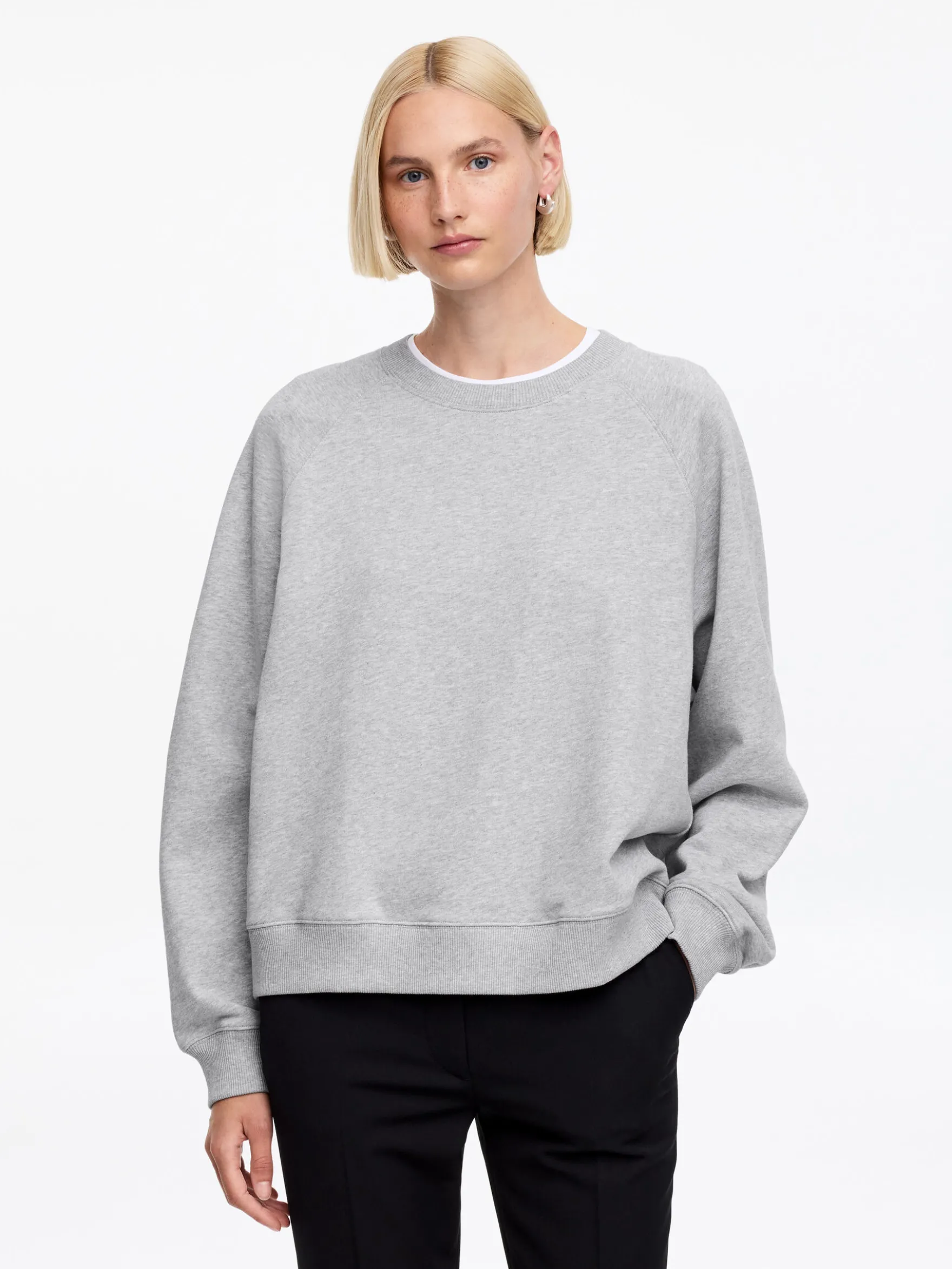Frottee-Sweatshirt