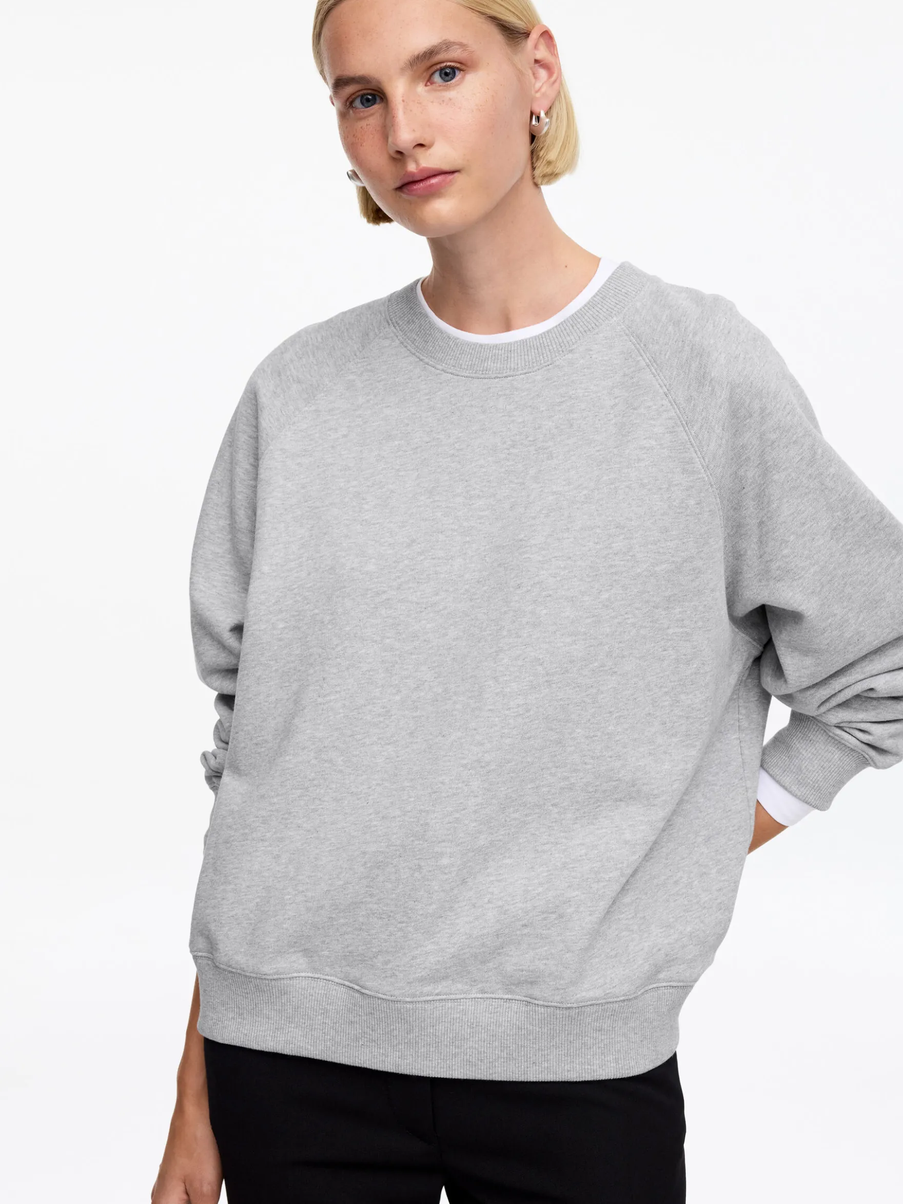 Frottee-Sweatshirt