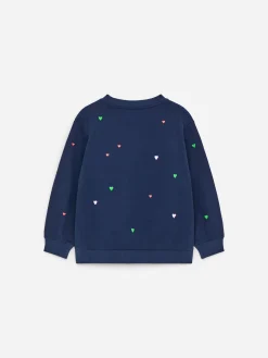 Frottee-Sweatshirt