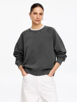 Frottee-Sweatshirt