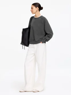 Frottee-Sweatshirt