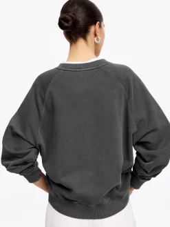 Frottee-Sweatshirt