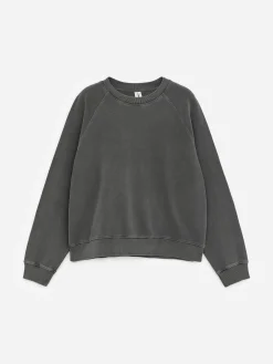 Frottee-Sweatshirt