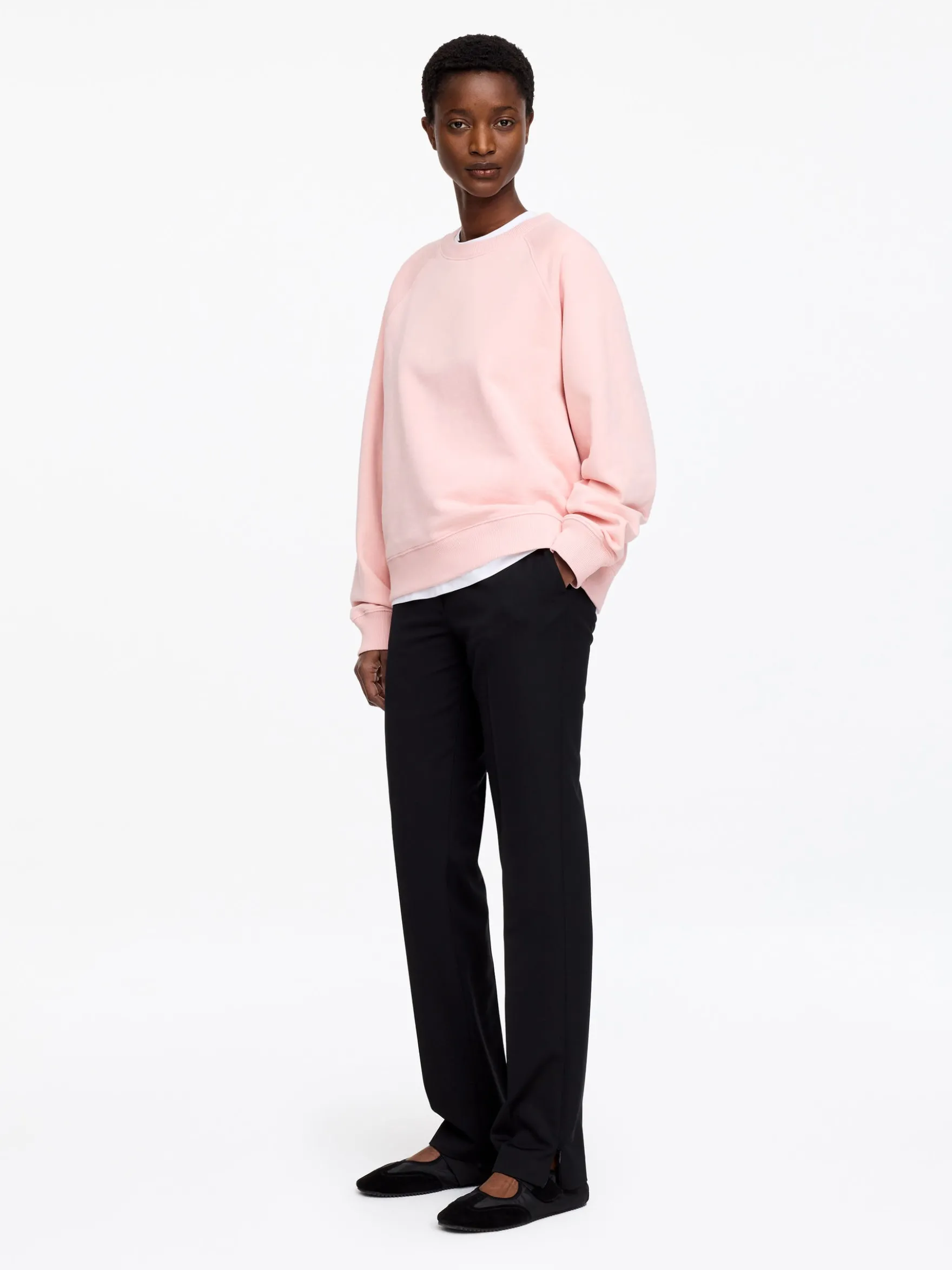 Frottee-Sweatshirt