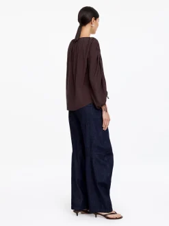 Geraffte Bluse