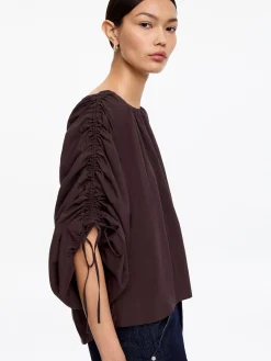 Geraffte Bluse