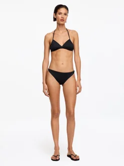 Gerafftes Triangel-Bikinioberteil