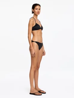 Gerafftes Triangel-Bikinioberteil