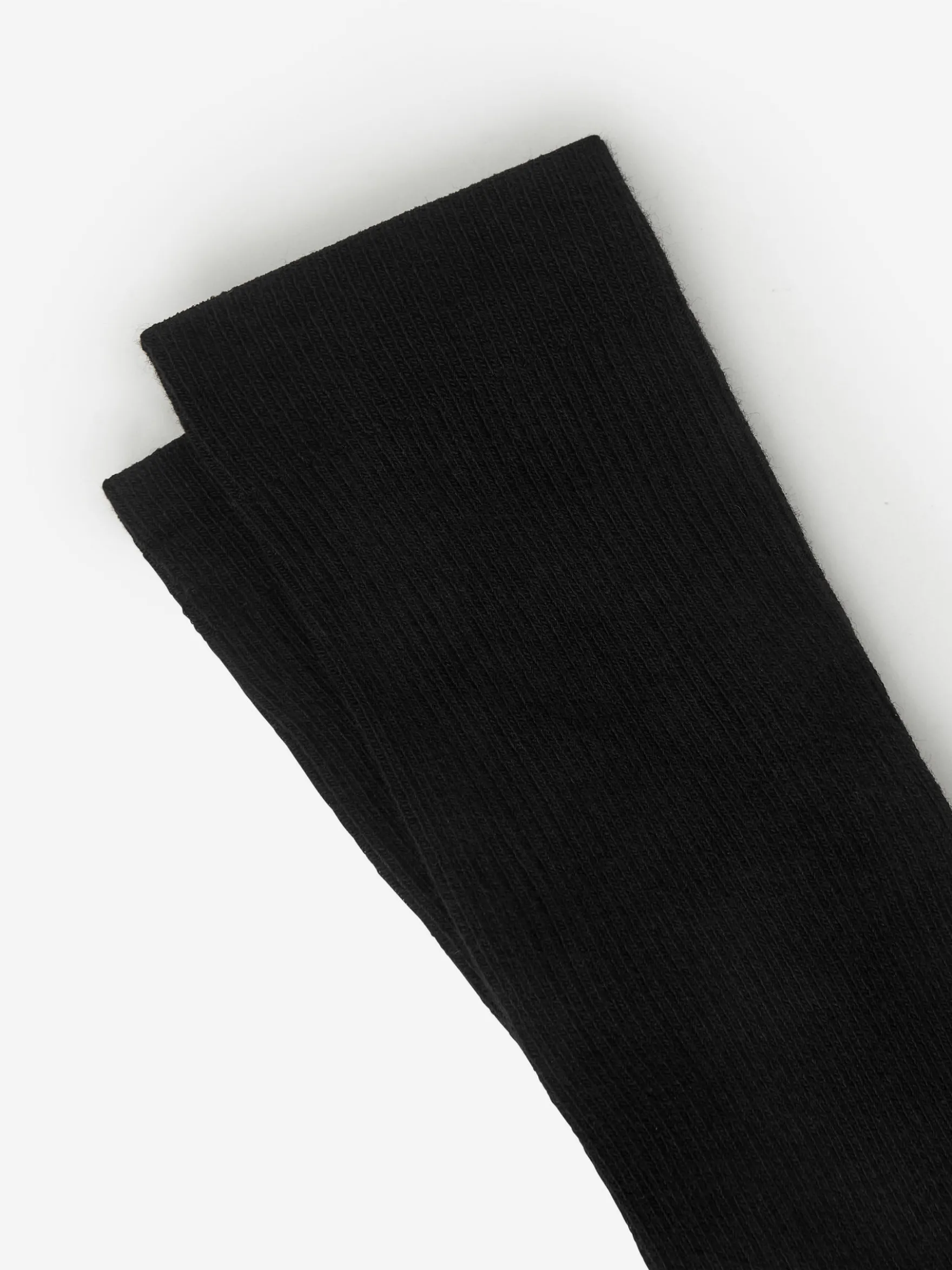 Gerippte Baumwollsocken, 3er-Pack