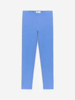 Gerippte Jersey-Leggings
