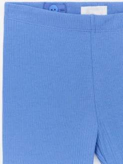 Gerippte Jersey-Leggings