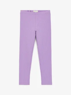 Gerippte Jersey-Leggings