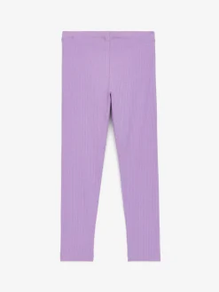 Gerippte Jersey-Leggings