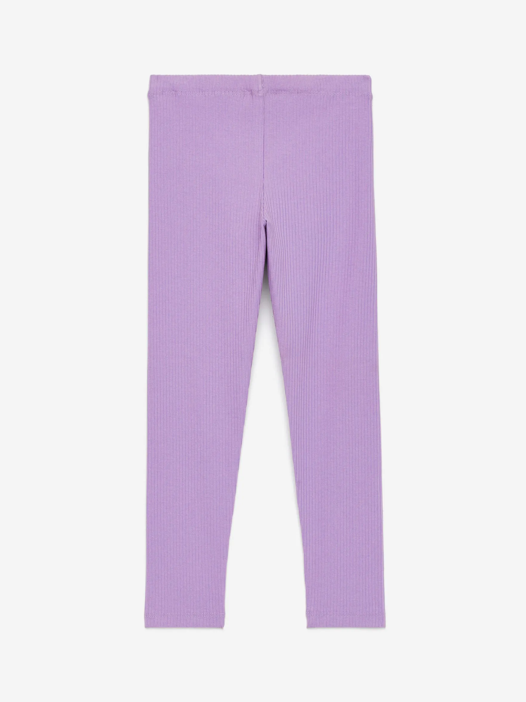 Gerippte Jersey-Leggings