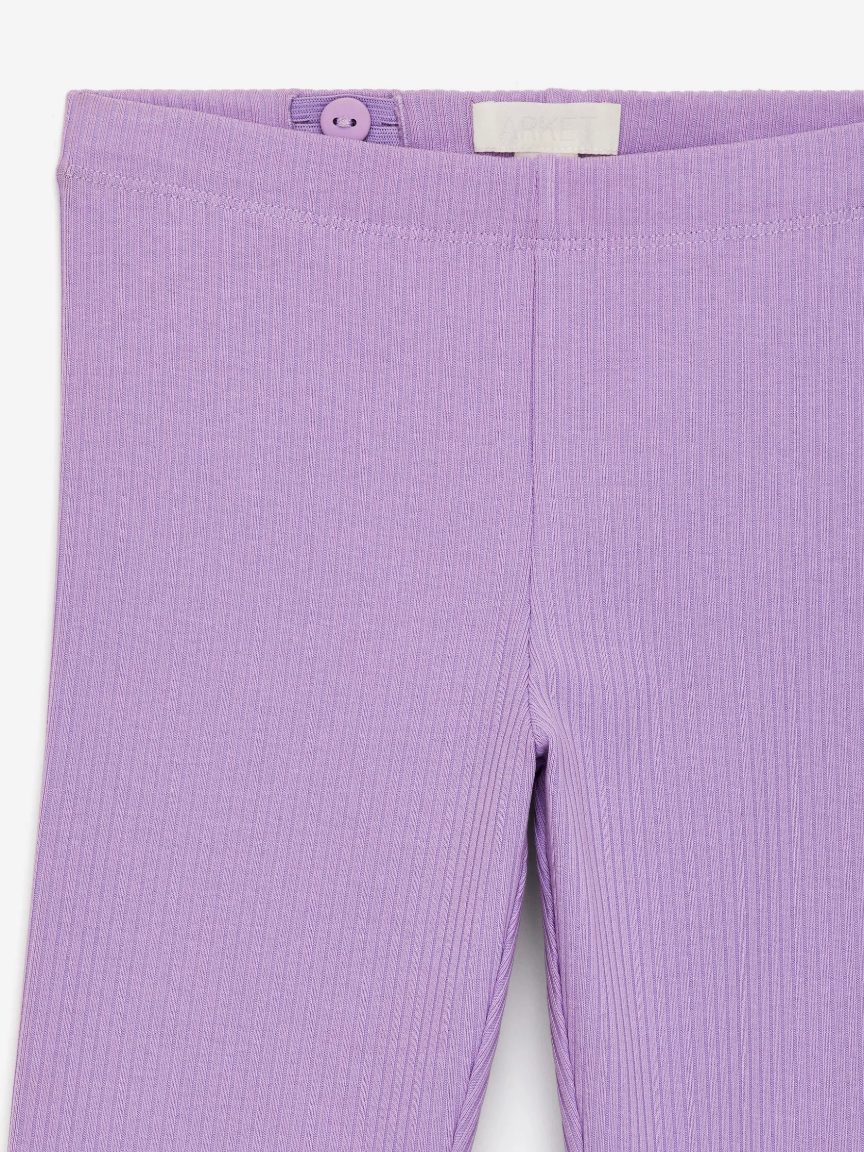 Gerippte Jersey-Leggings