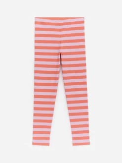 Gerippte Leggings
