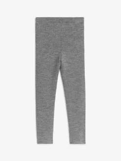 Gerippte Leggings aus Wollmischung