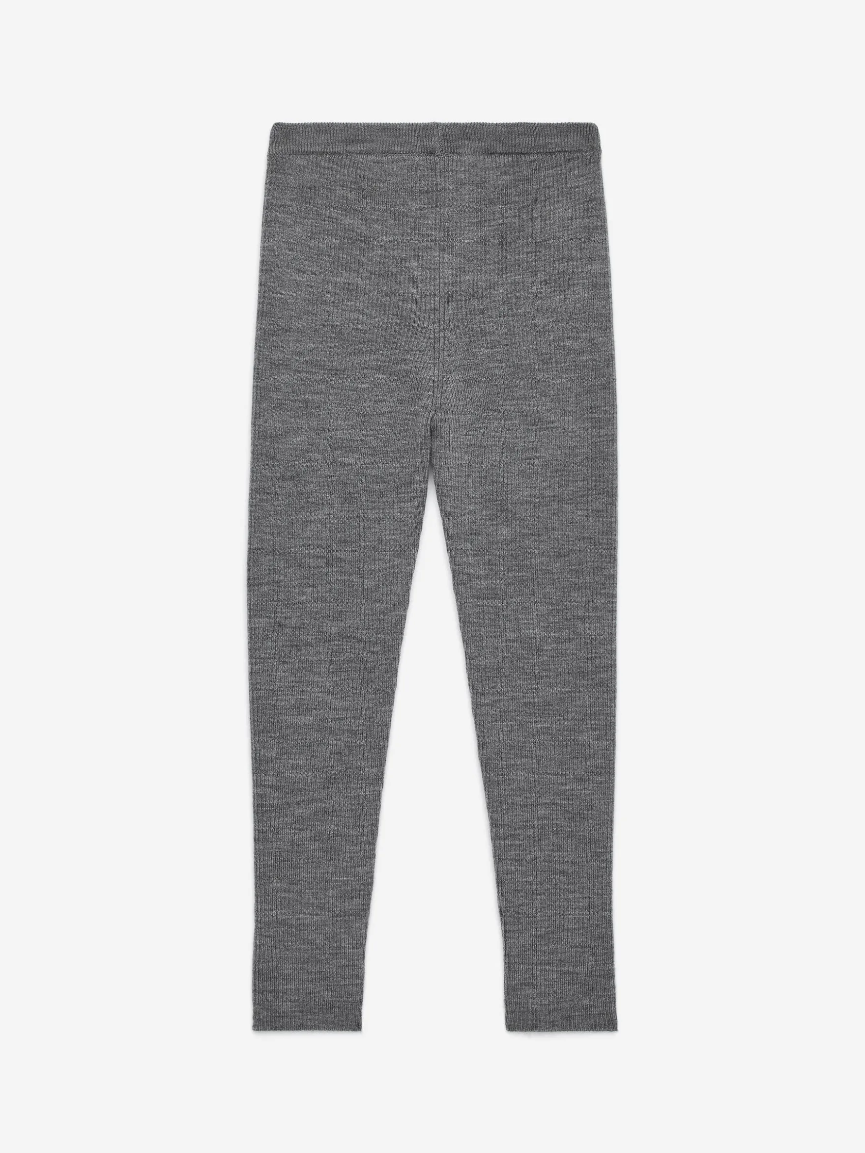 Gerippte Leggings aus Wollmischung