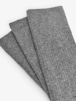 Gerippte Socken aus Supima-Baumwolle, 3er-Pack